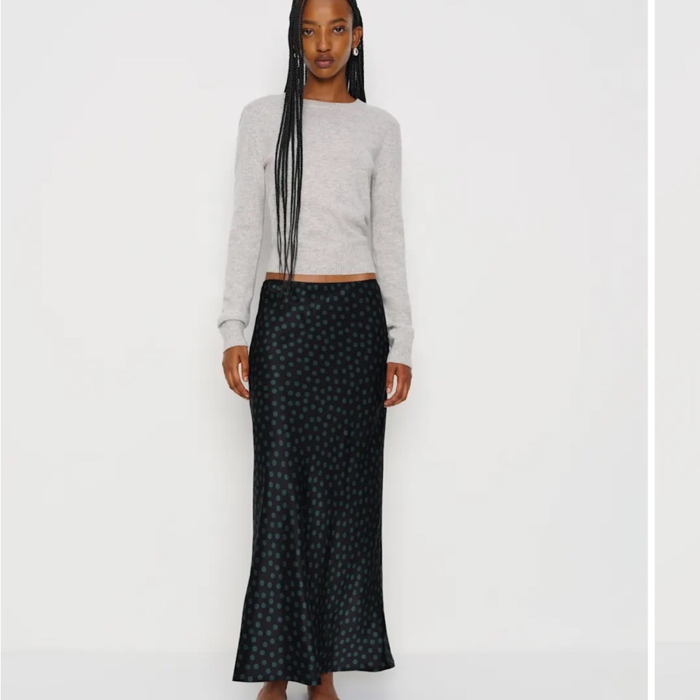 Reformation Layla Silk Skirt
